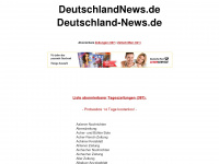 deutschlandnews.de Webseite Vorschau