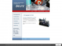 deutz-stromaggregat.de Webseite Vorschau