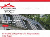 dirk-pesec.de Webseite Vorschau