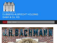 dubbers-albrecht-holding.de Webseite Vorschau