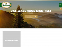 waldhaus-bier.de Webseite Vorschau