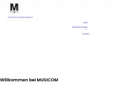 musicom.de Webseite Vorschau