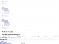 herzberger-bestattungen.de Webseite Vorschau