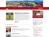 spd-weyarn.de Webseite Vorschau