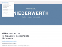 niederwerth.de Webseite Vorschau