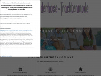 dirndl-lederhose-trachtenmode.de Webseite Vorschau
