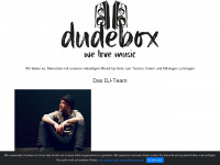 dudebox.de Webseite Vorschau