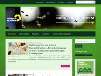 gruene-hockenheim.de Webseite Vorschau