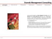 duende-mc.de Webseite Vorschau