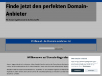 domain-registrieren.de Webseite Vorschau
