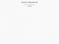 domain-webseite.de Webseite Vorschau