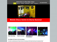 disco-achim-sommer.de Webseite Vorschau