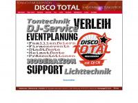 disco-total.de Webseite Vorschau
