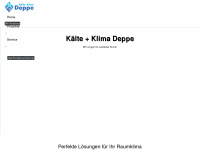 kaelte-deppe.de Webseite Vorschau
