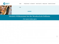 musikschule-hofheim.de Webseite Vorschau