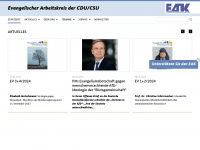 eak-cducsu.de Webseite Vorschau