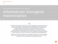 donogene-insemination.de Webseite Vorschau