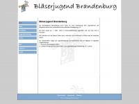 blaeserjugend-brandenburg.de Webseite Vorschau