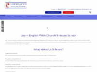 churchillhouse.com Webseite Vorschau