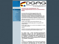 dgag-online.org Webseite Vorschau