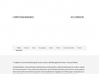 christianbakanic.com Webseite Vorschau