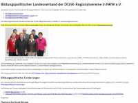 dghk-nrw.de Webseite Vorschau