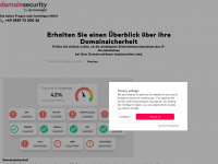 domainsecurity.de Webseite Vorschau