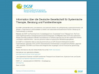 dgsf.info Webseite Vorschau