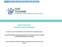 dhdtechnik.de Webseite Vorschau