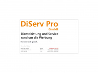 diserv-pro.de Webseite Vorschau