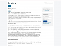 di-maria.de Webseite Vorschau