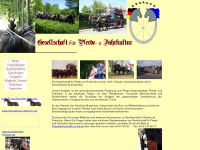 pferdefahrkultur.com Webseite Vorschau