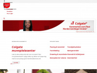 colgate.no Webseite Vorschau