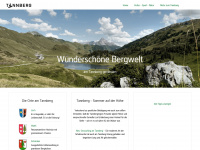 tannberg.info Webseite Vorschau