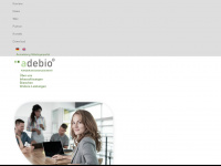 adebio.de Webseite Vorschau
