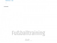 fussballtraining.com Webseite Vorschau