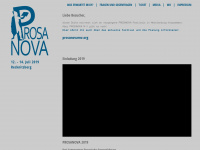 prosanova.de Webseite Vorschau