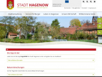 hagenow.de Webseite Vorschau