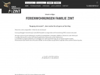 fewo-zint.de Webseite Vorschau