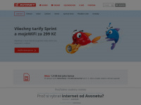 avonet.cz Webseite Vorschau