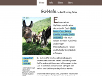 esel-info.ch Webseite Vorschau