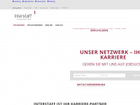 interstaff.de Webseite Vorschau