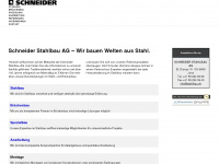 stahlbau.ch Webseite Vorschau