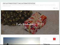 zur-weihnachtszeit.com Webseite Vorschau