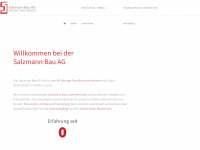 salzmann-bau.ch Webseite Vorschau