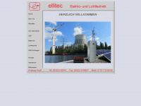 ellitec.de Webseite Vorschau