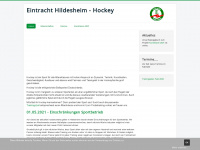 eintracht-hockey.com Webseite Vorschau