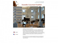 ensemble-concertant-frankfurt.de Webseite Vorschau