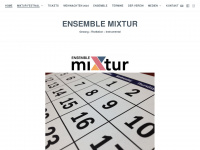 ensemble-mixtur.de Webseite Vorschau