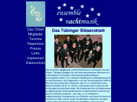 ensemble-nachtmusik.de Webseite Vorschau